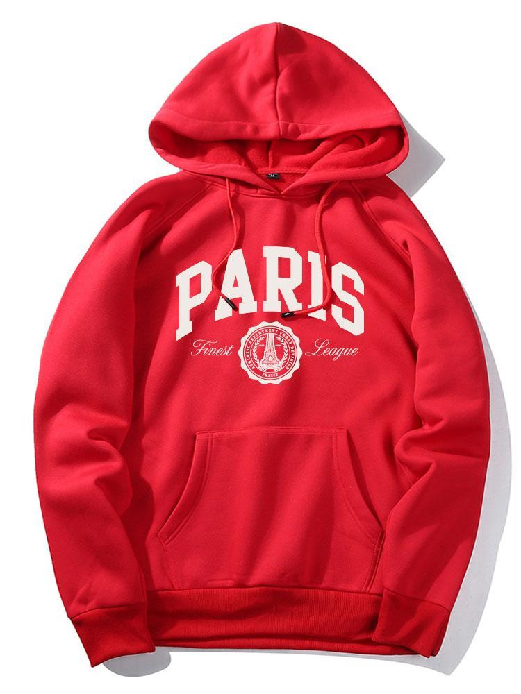 Paris Varsity Print Hoodie-Mitchell Shoes