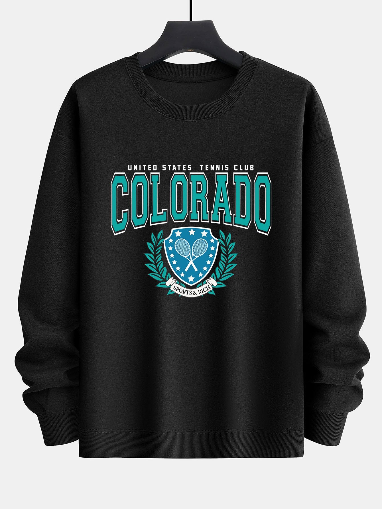 Colorado Tennis Varsity Print Relax Fit Sweatshirt-Mitchell Shoes