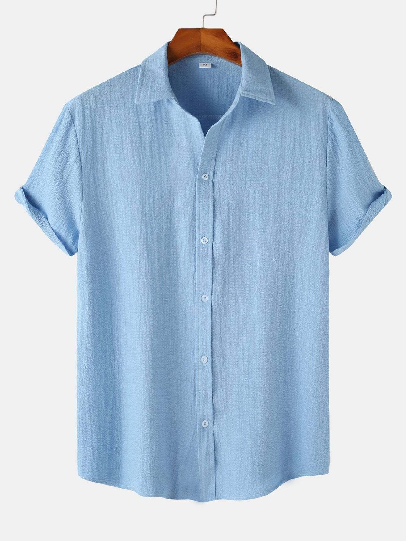 Textured Button Up Shirt-Mitchell Shoes