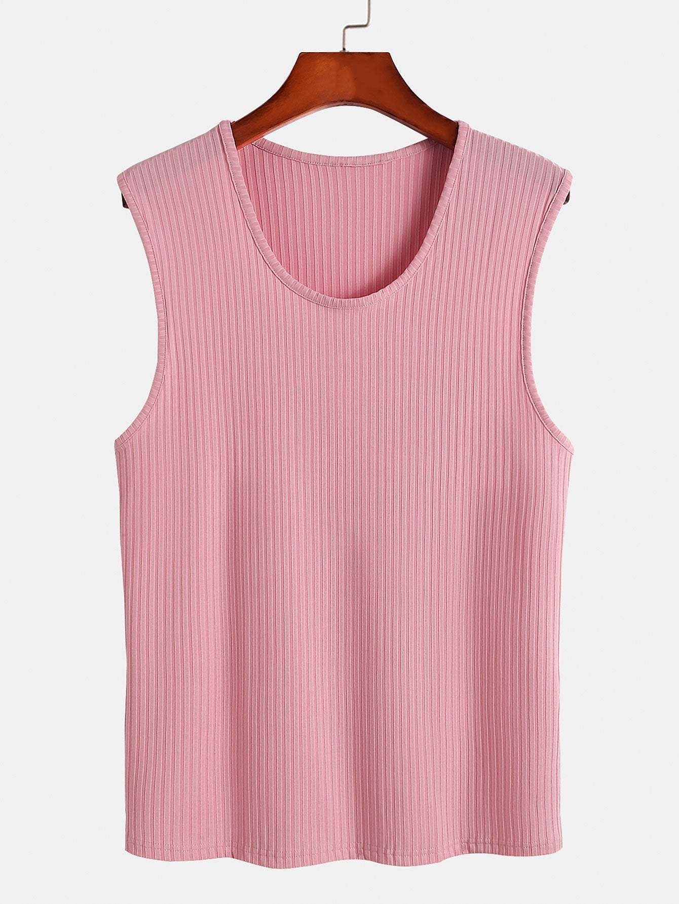 Basic Ribbed Muscle Tank-Mitchell Shoes