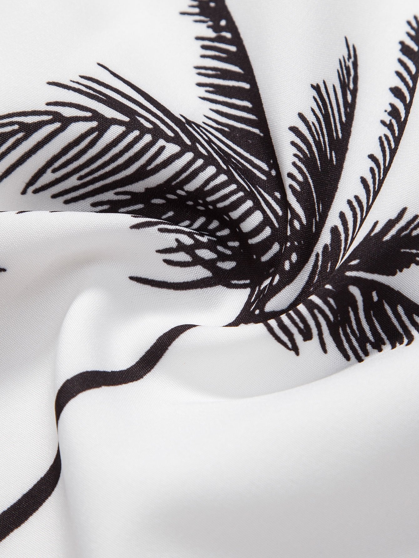 Palm Tree Print Button Up Shirt-Mitchell Shoes