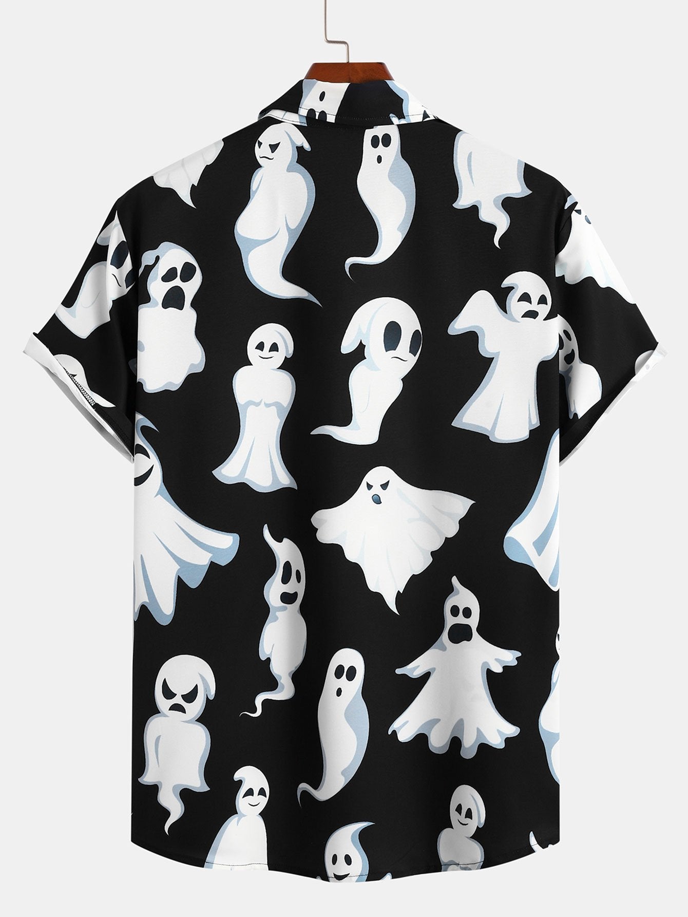 Cute Ghost Print Shirt-Mitchell Shoes
