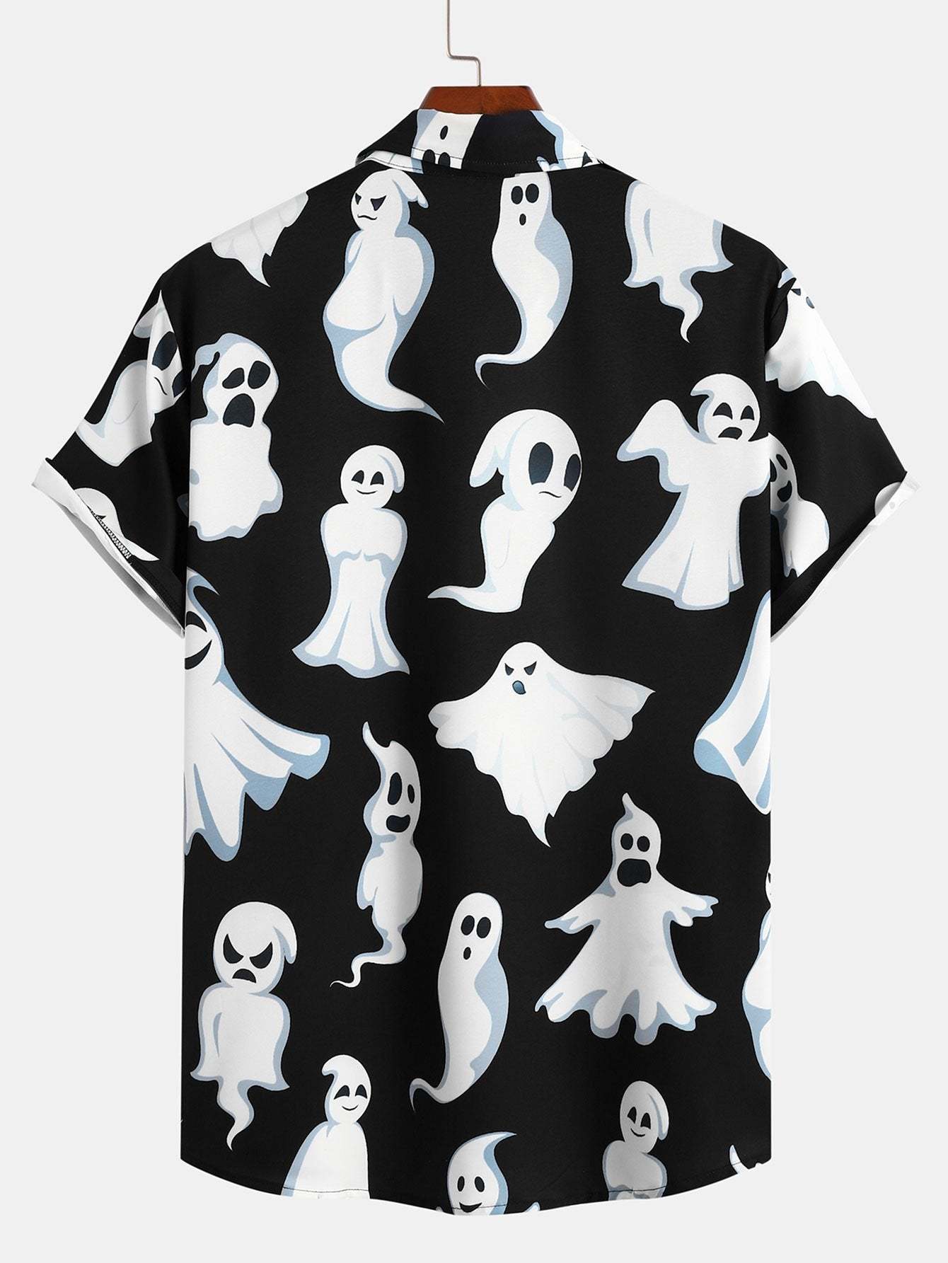 Cute Ghost Print Shirt-Mitchell Shoes