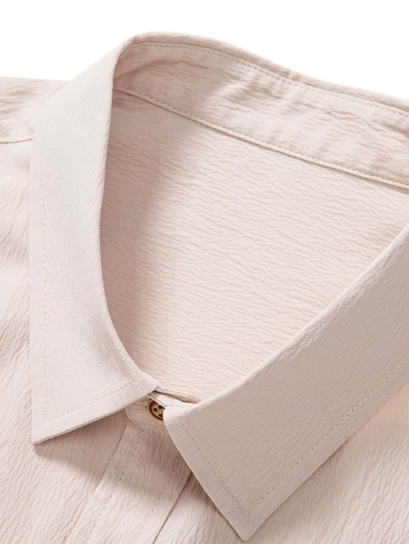 Wrinkled Textured Shirt & Shorts-Mitchell Shoes