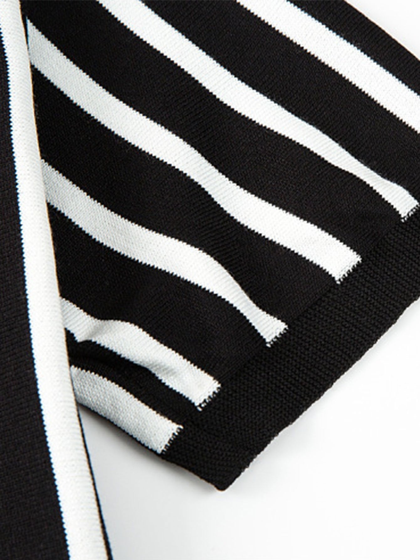 Striped Short Sleeve Sweater Polo-Mitchell Shoes