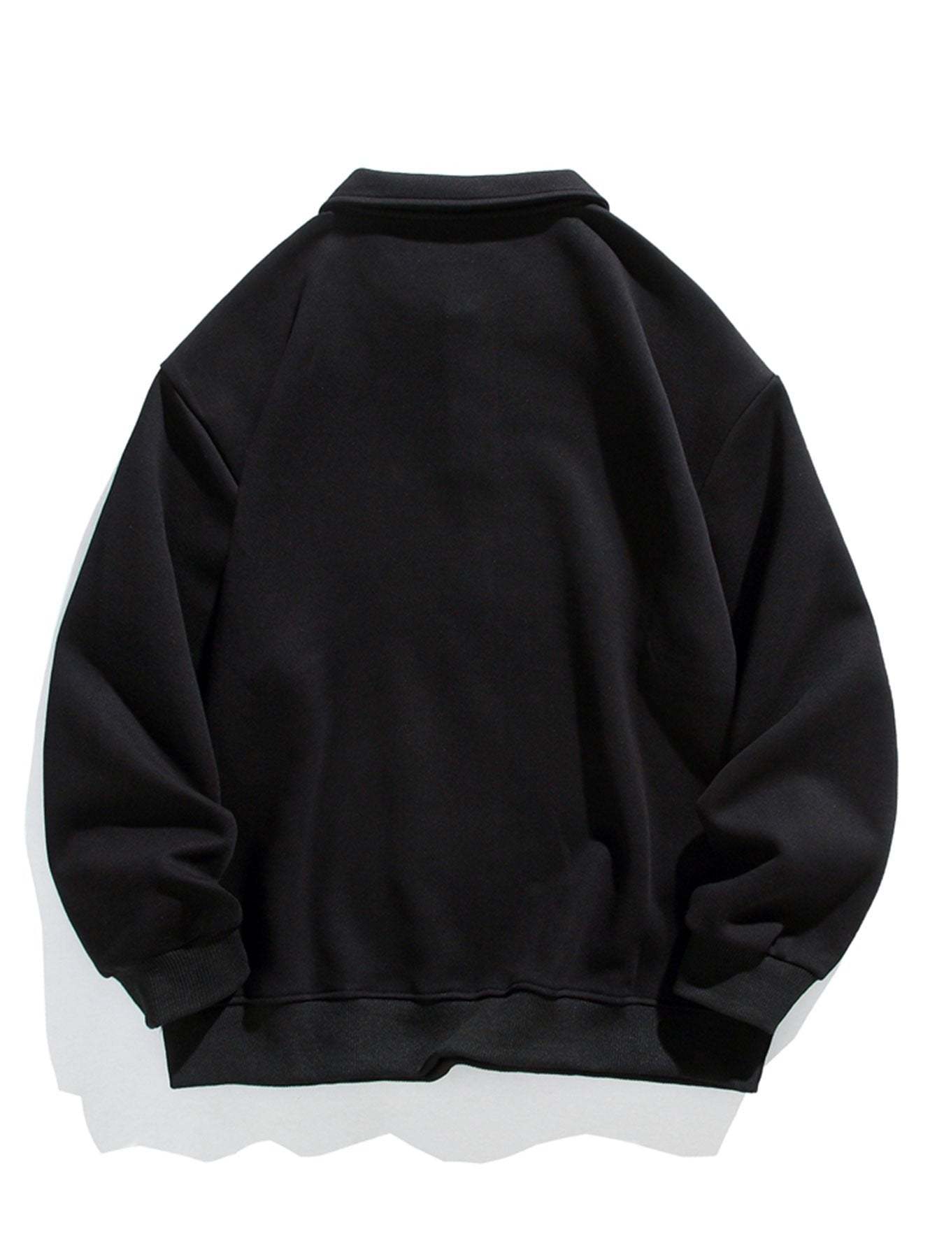 Relax Fit Basic Polo Sweatshirt-Mitchell Shoes