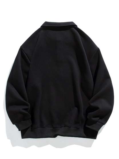 Relax Fit Basic Polo Sweatshirt-Mitchell Shoes