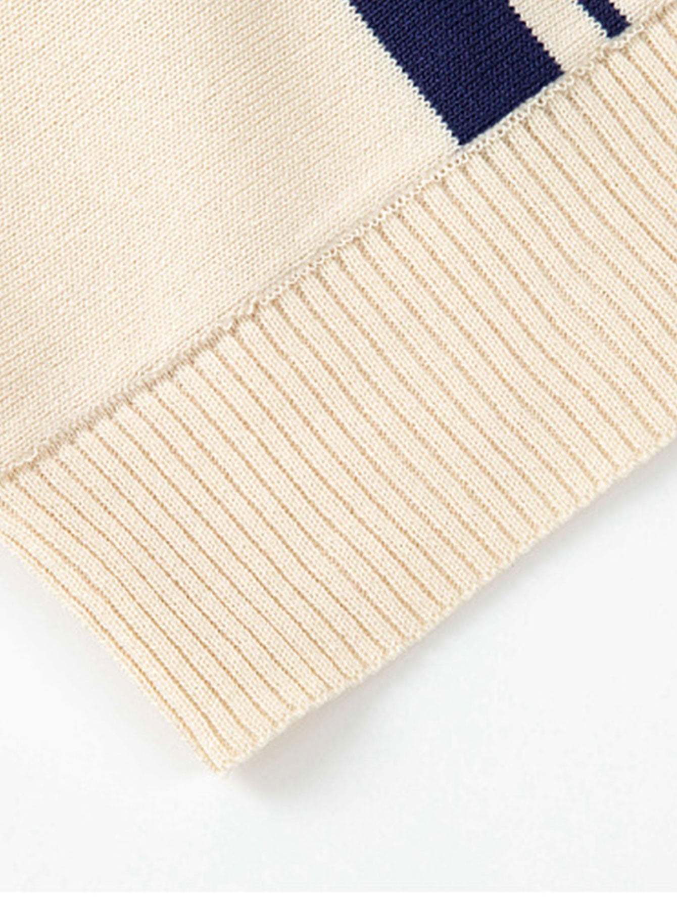 Striped Johnny Collar Sweater Polo-Mitchell Shoes