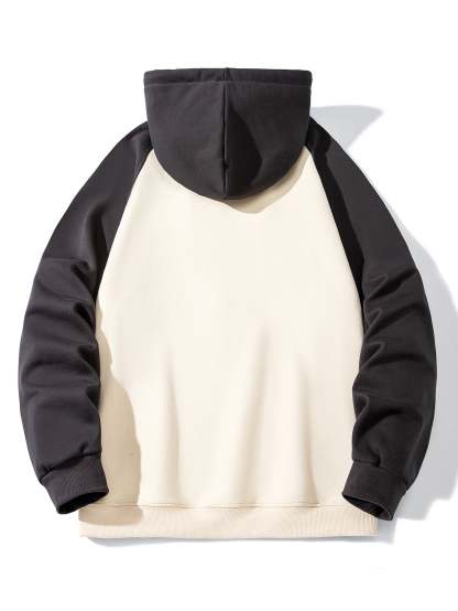 Pactchwork Raglan Hoodie-Mitchell Shoes