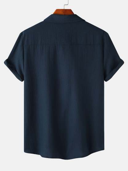 Textured Button Up Shirt-Mitchell Shoes