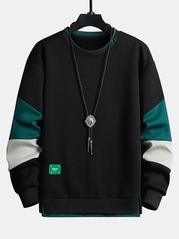 Color Block Sweatshirt-Mitchell Shoes