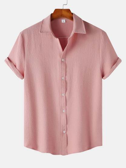 Textured Button Up Shirt-Mitchell Shoes