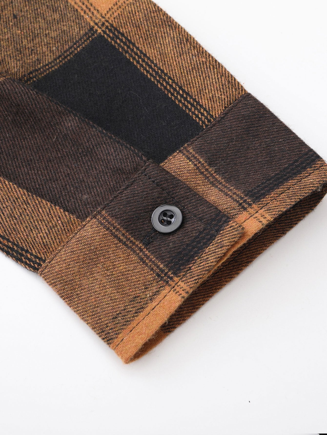 Plaid Corduroy Panel Shirt-Mitchell Shoes