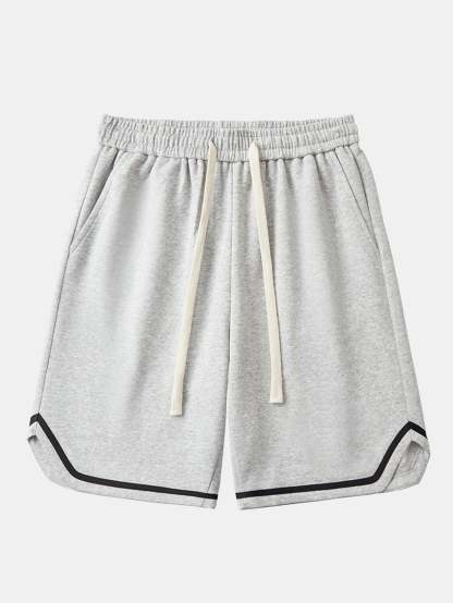 Heavy Weight Drop Shoulder Oversize T-Shirt & Jersey Basketball Shorts-Mitchell Shoes