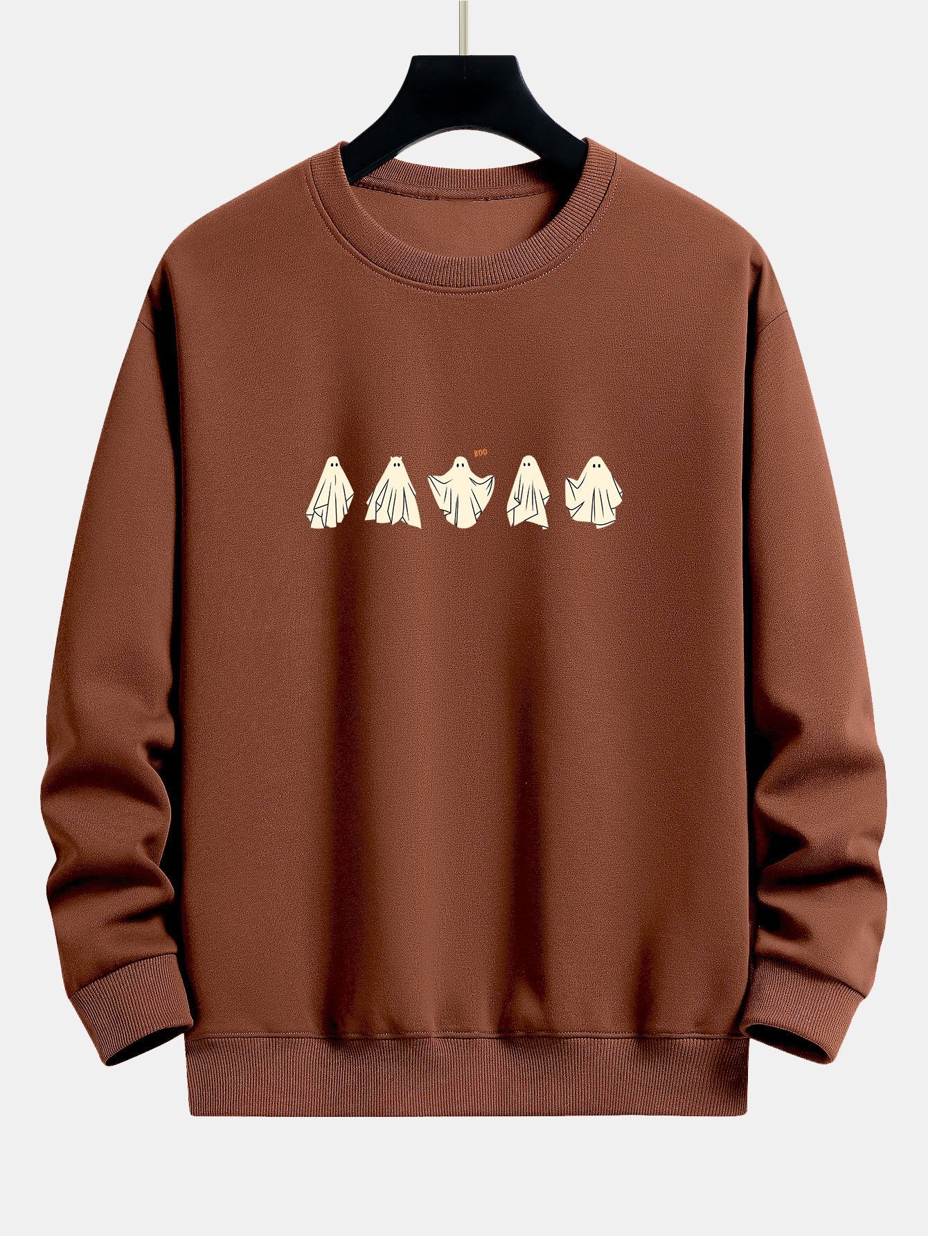 Ghost Print Relax Fit Sweatshirt-Mitchell Shoes