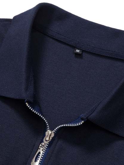 Mesh Zip Polo-Mitchell Shoes