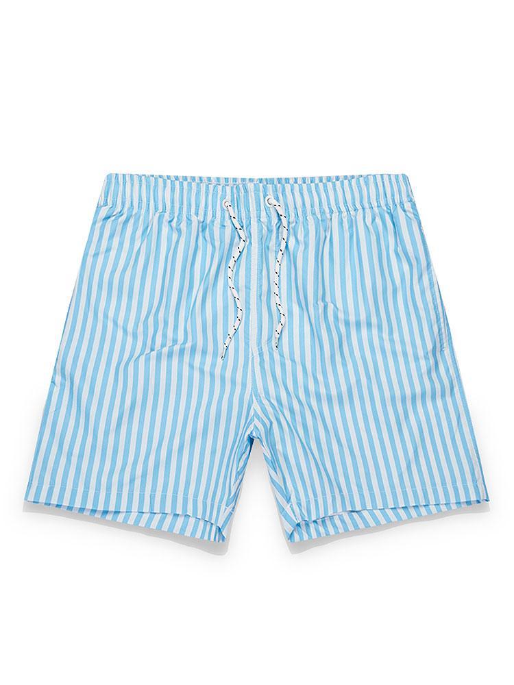 Striped Swim Shorts-Mitchell Shoes