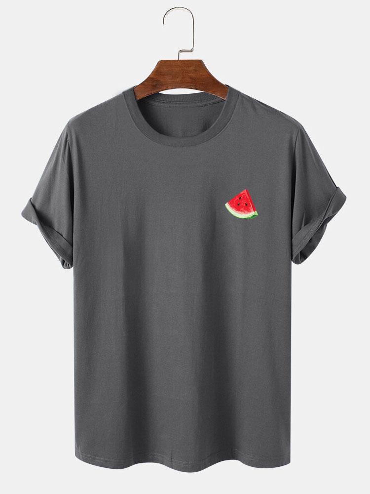Watermelon Print T-Shirt-Mitchell Shoes