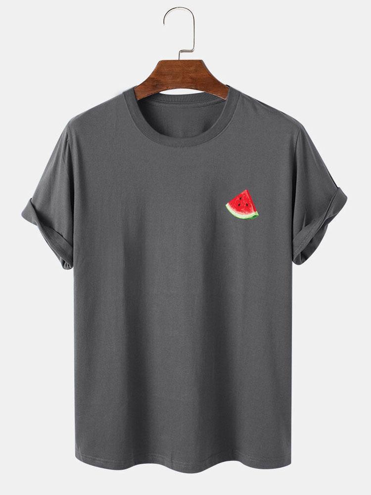 Watermelon Print T-Shirt-Mitchell Shoes
