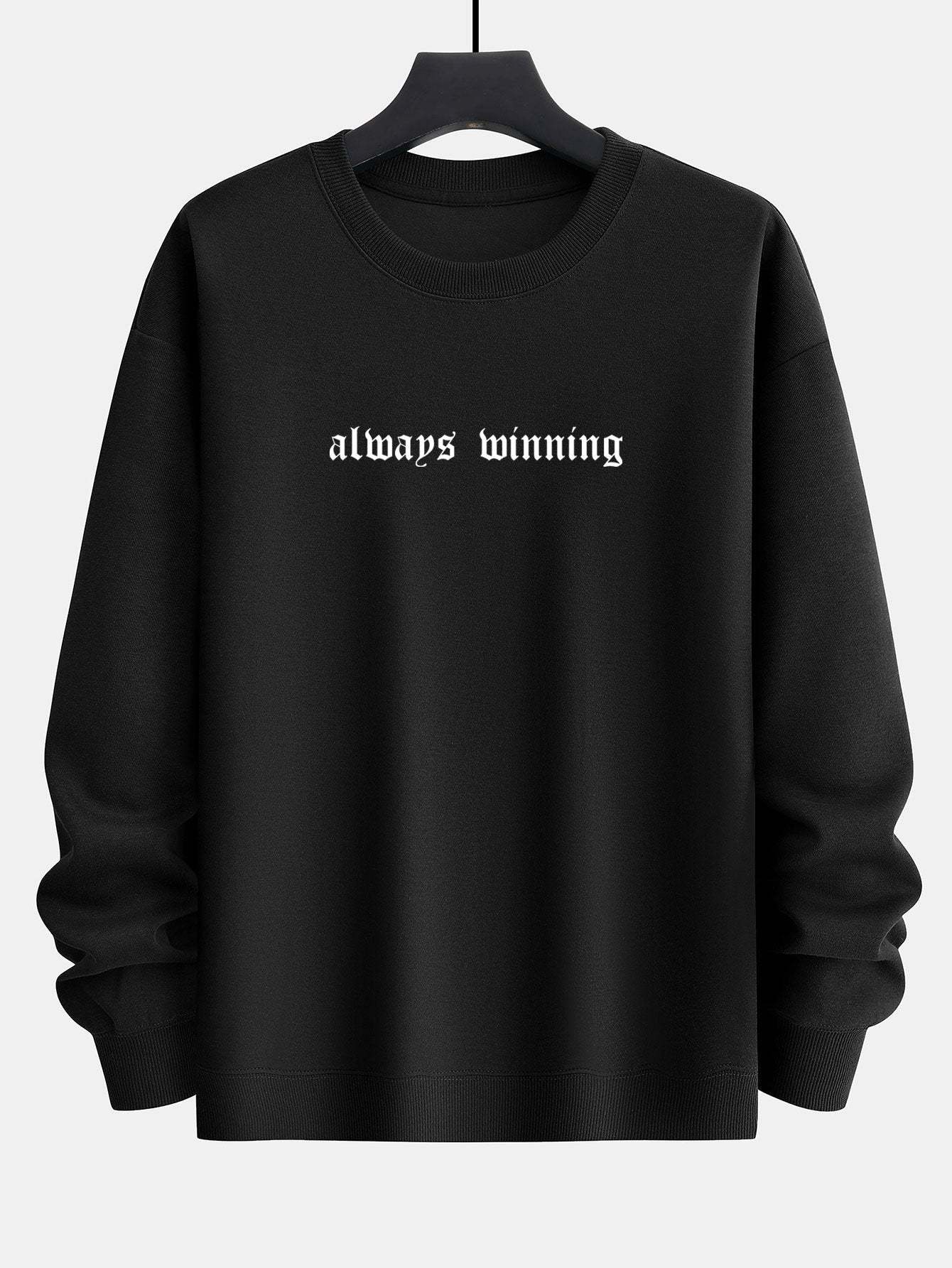 Skull Hand Ace of Hearts Back Print Relax Fit Sweatshirt-Mitchell Shoes