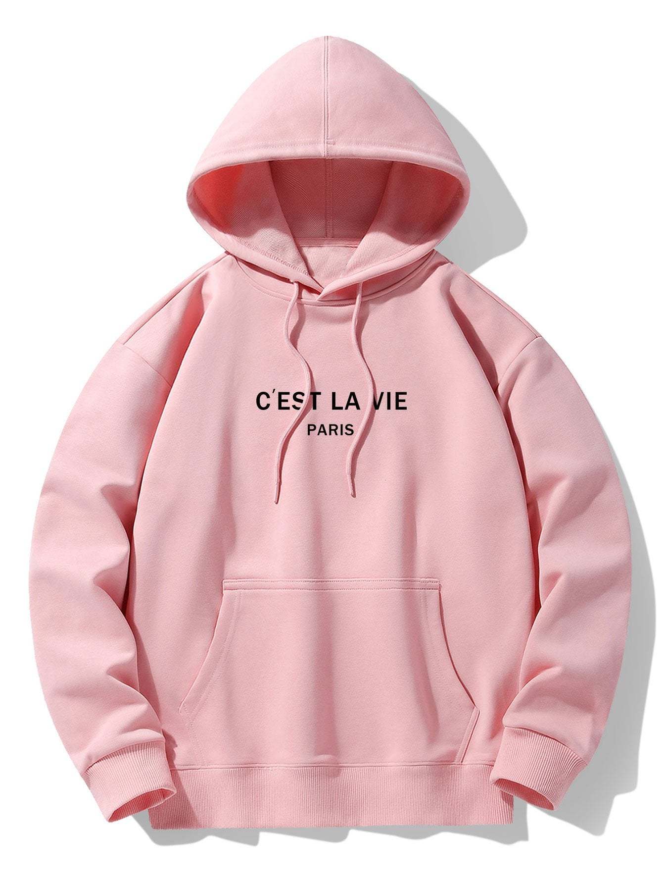 Paris Print Cotton Blend Hoodie & Jogger Pants-Mitchell Shoes