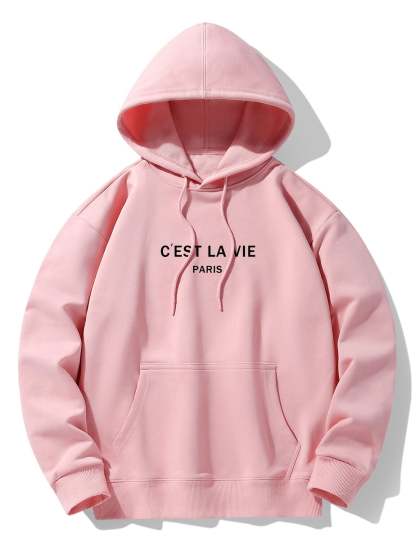 Paris Print Cotton Blend Hoodie & Jogger Pants-Mitchell Shoes