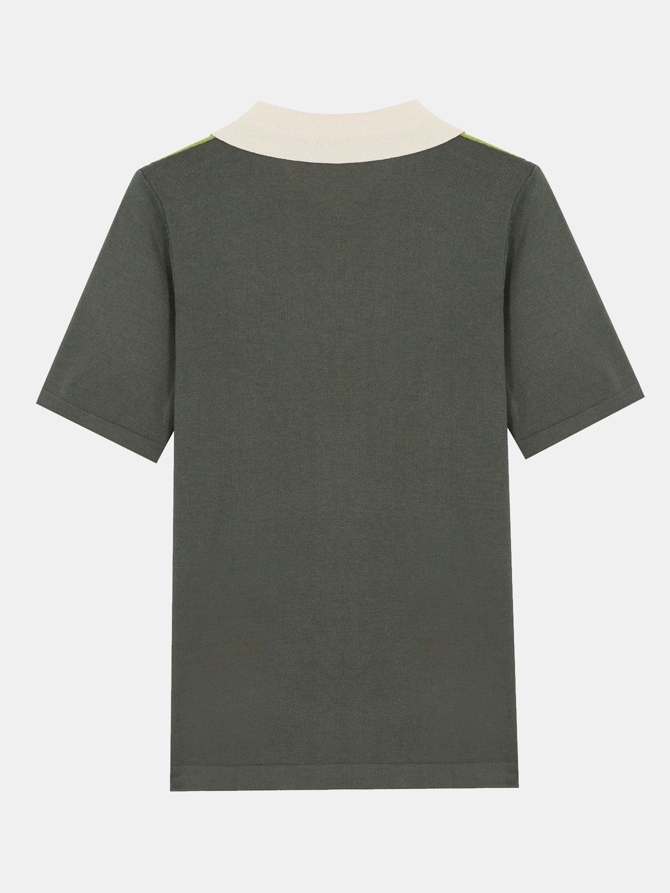 Striped Short Sleeve Color Block Sweater Polo-Mitchell Shoes