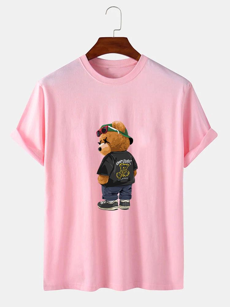 Cool Bear Print T-Shirt-Mitchell Shoes