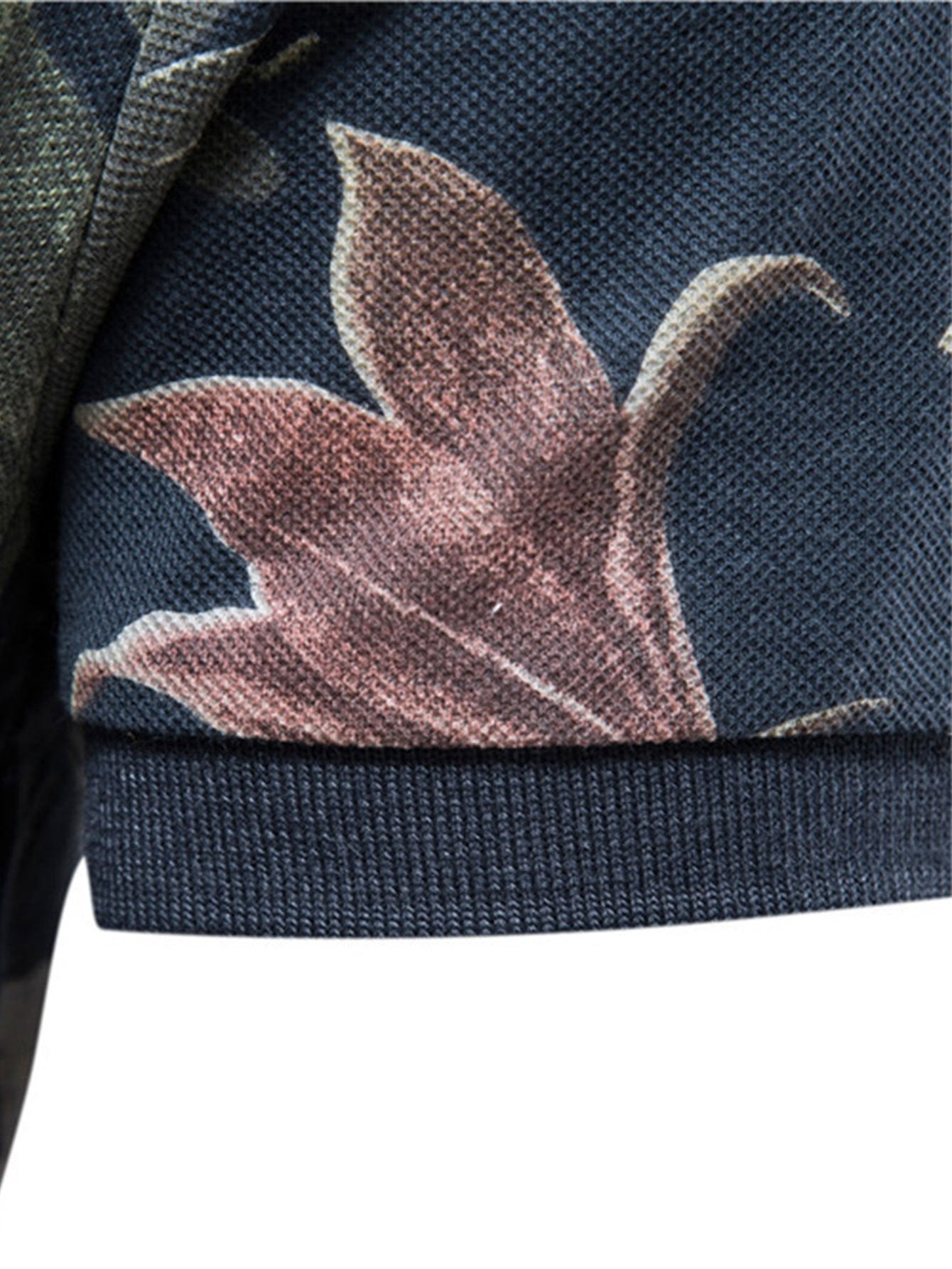 Tropical Print Polo Shirt-Mitchell Shoes