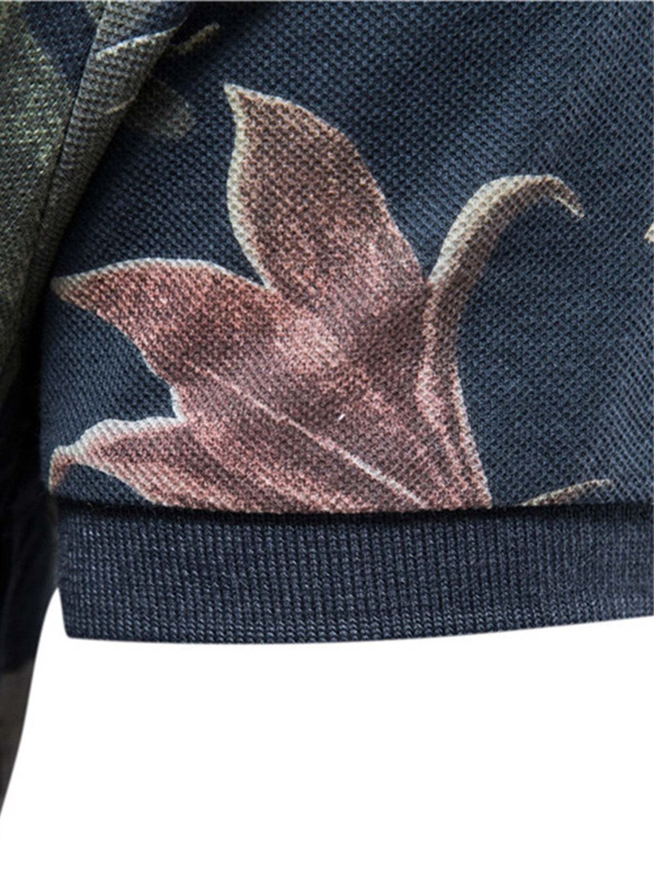 Tropical Print Polo Shirt-Mitchell Shoes