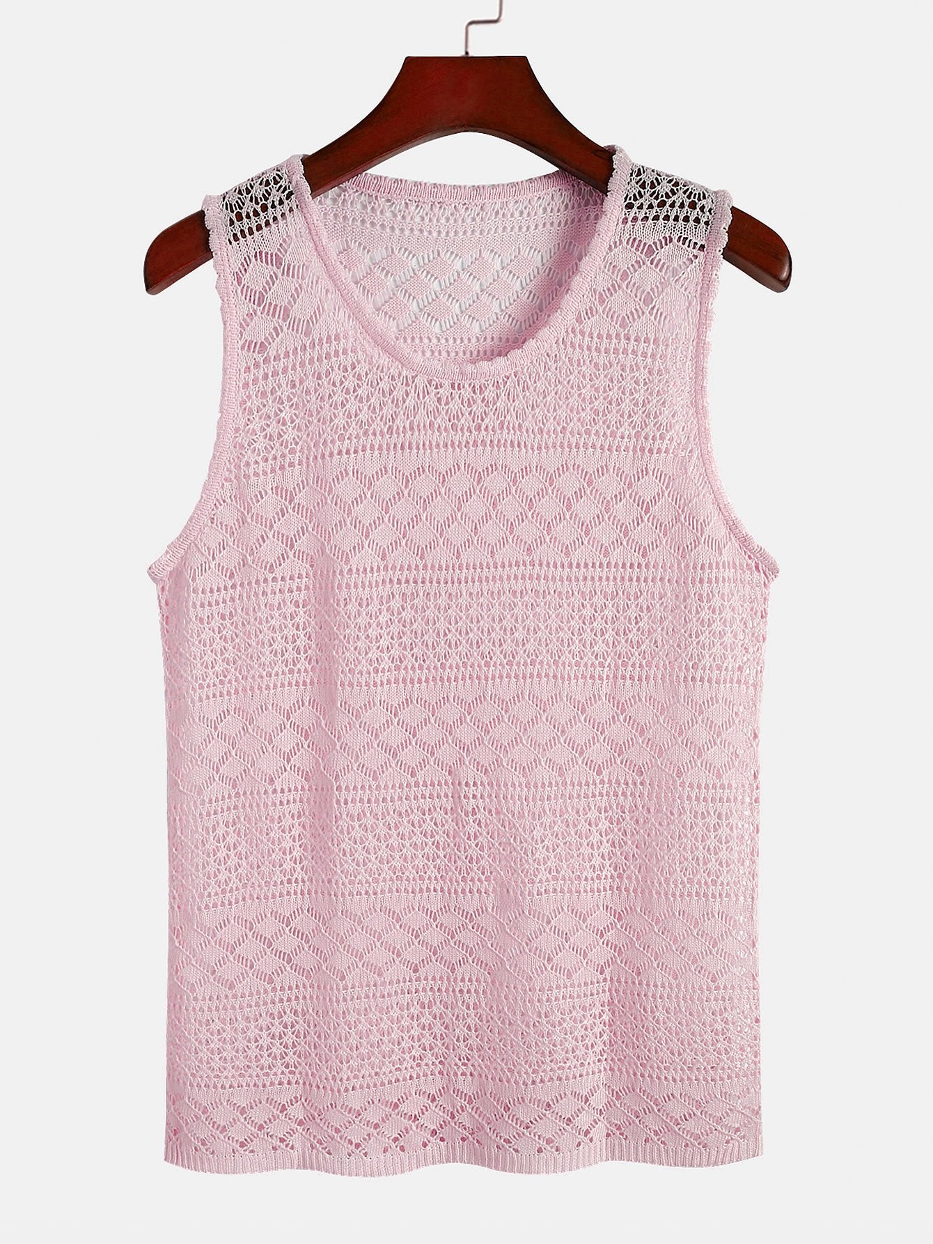 Knitted Textured Tank Top-Mitchell Shoes