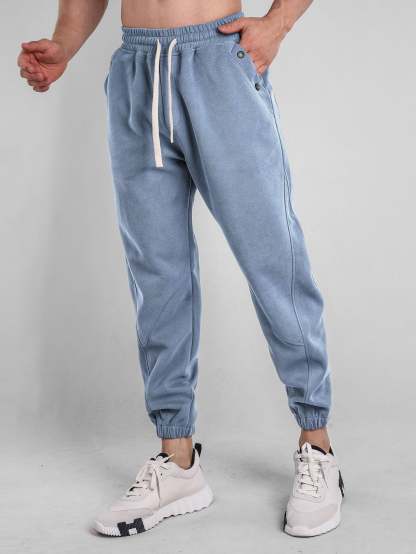 Button Pocket Jogger Pants-Mitchell Shoes