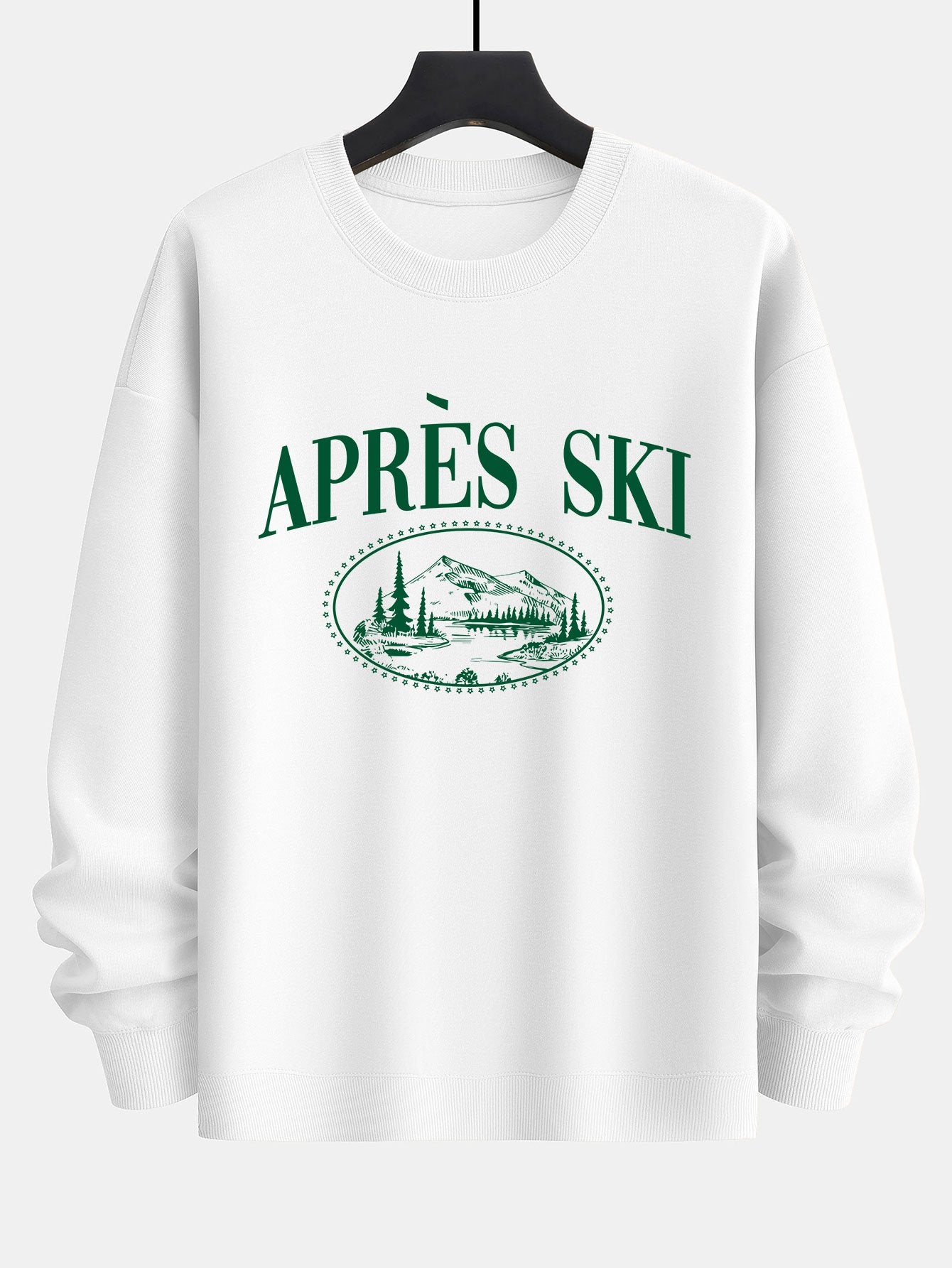 Après Ski Print Relax Fit Sweatshirt-Mitchell Shoes