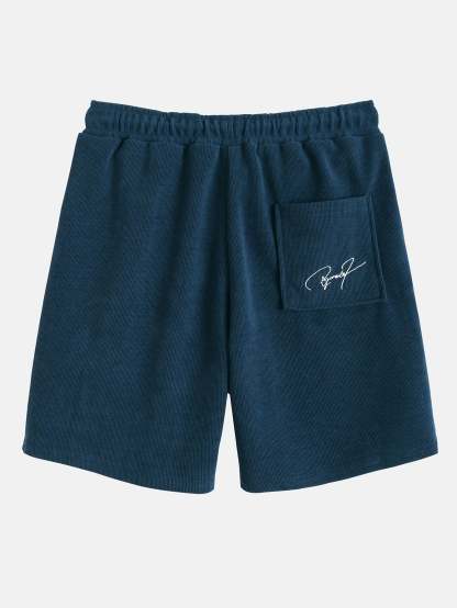 Drawstring Corduroy Shorts-Mitchell Shoes