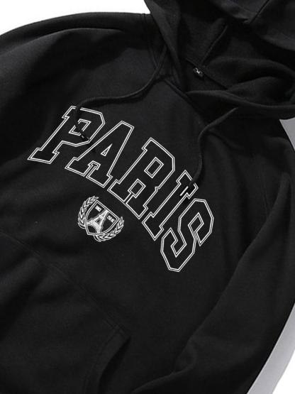 Paris Print Hoodie-Mitchell Shoes