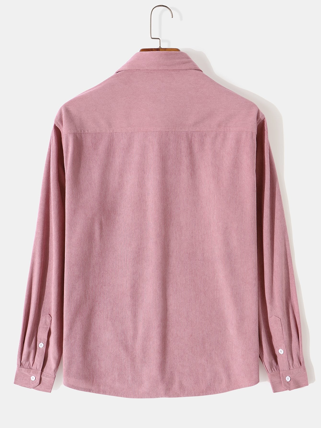 Long Sleeve Flap Pocket Corduroy Shirt-Mitchell Shoes