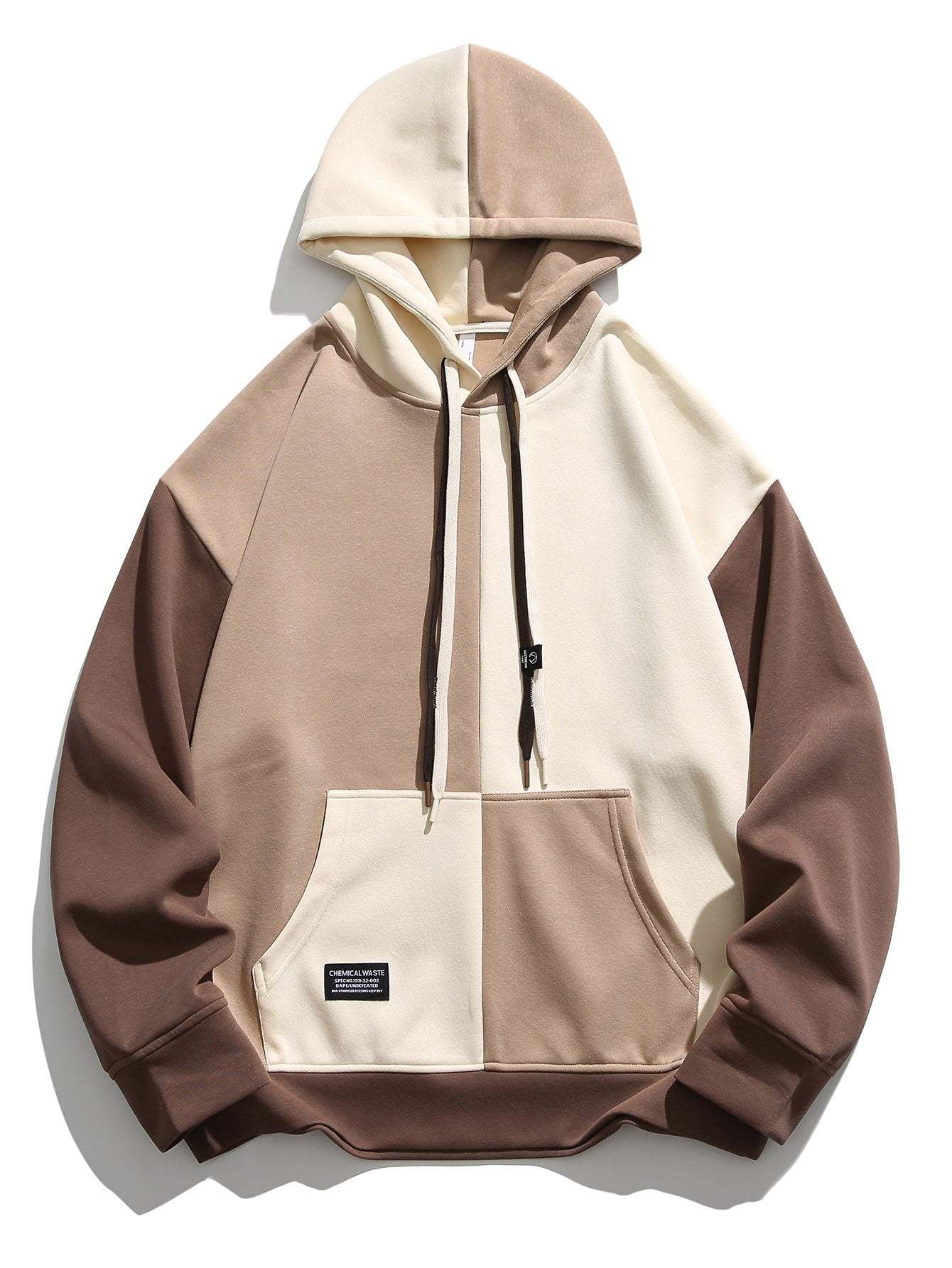Oversize Color Block Hoodie-Mitchell Shoes