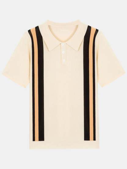 Striped Sweater Polo-Mitchell Shoes