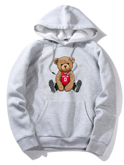New York Bear Print Hoodie & Jogger Pants-Mitchell Shoes