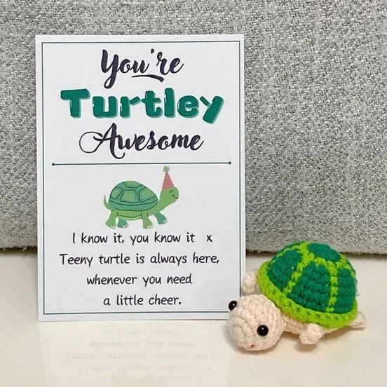 🐢You're AWESOME Stuffed Turtle-Emotional Support Gift
