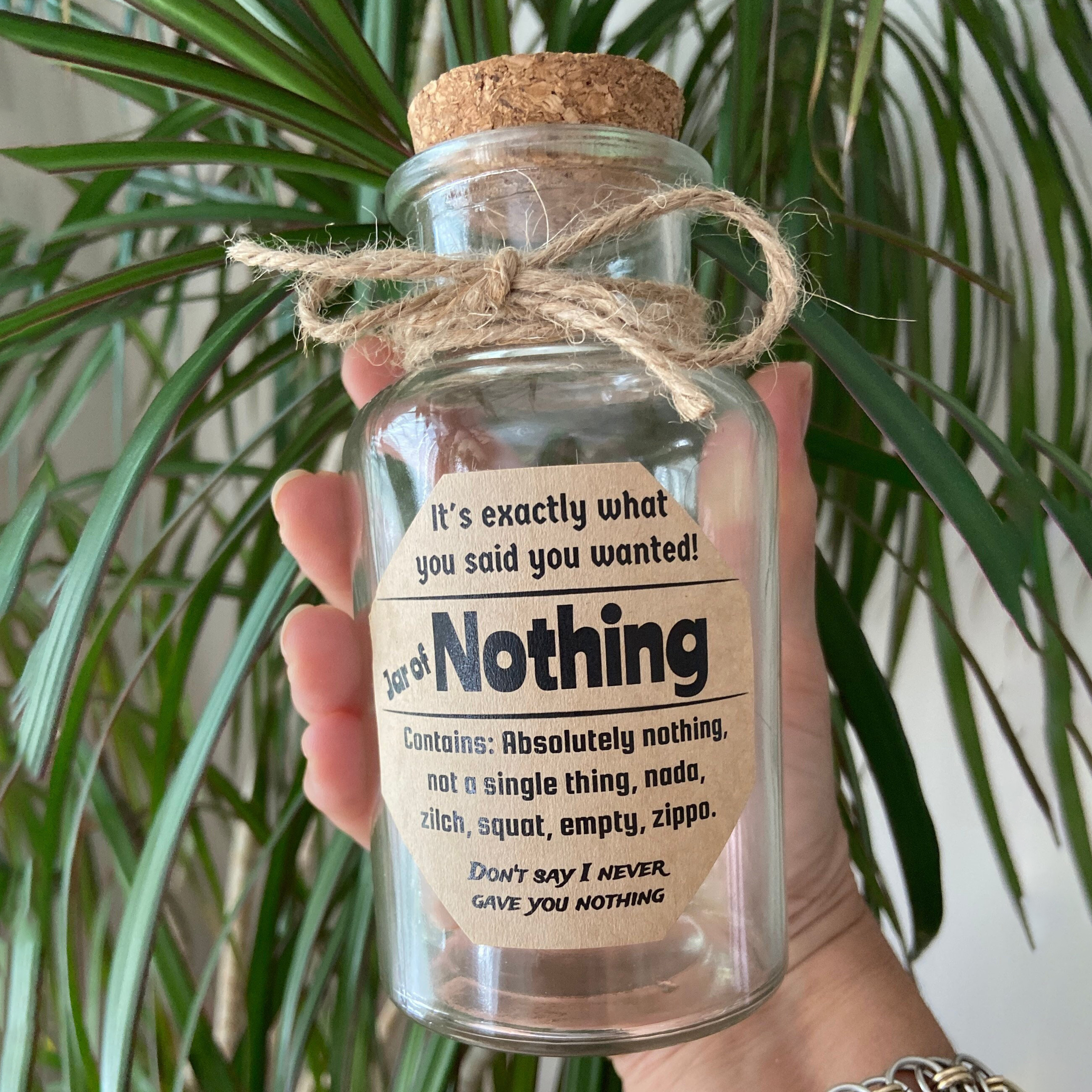 Jar of Nothing gift