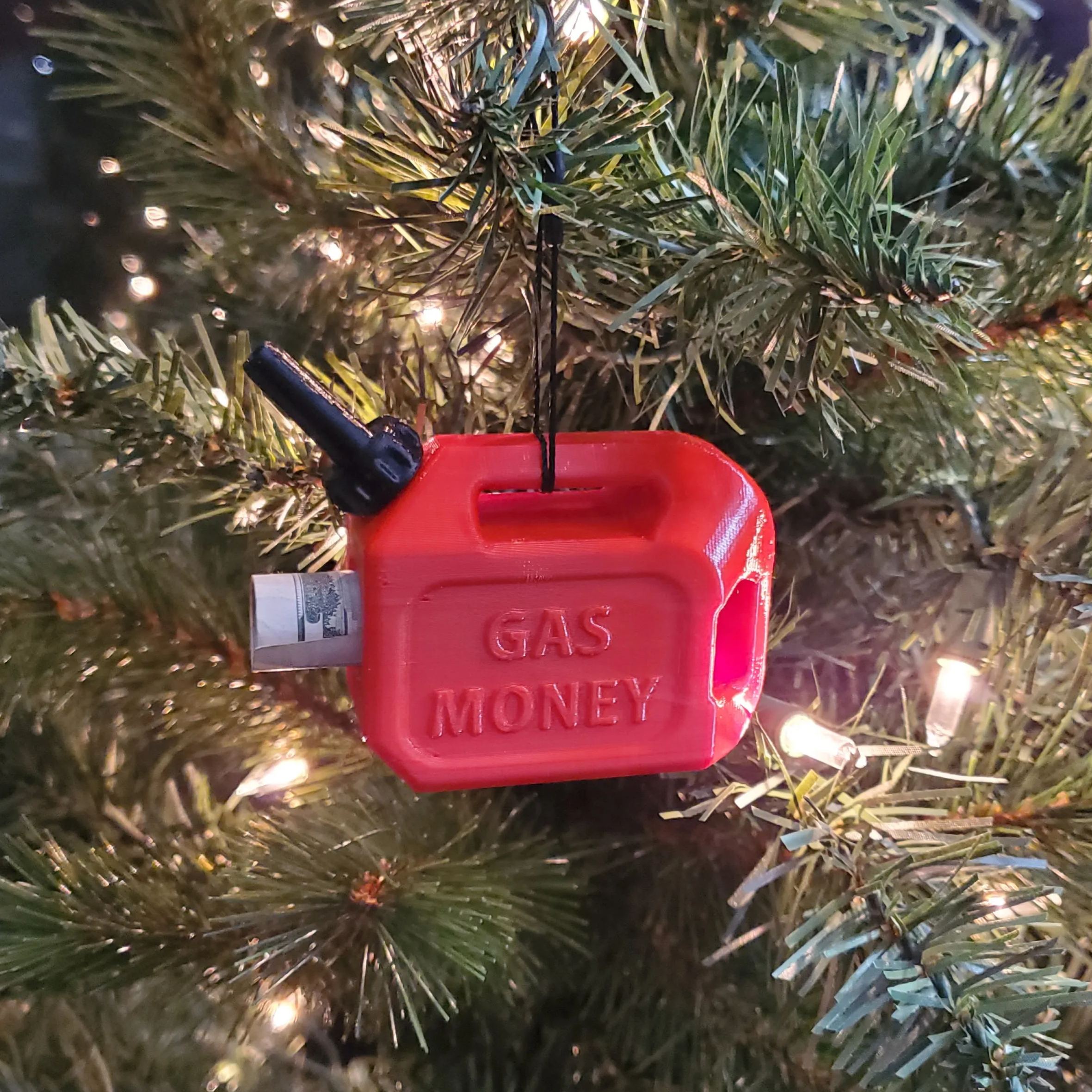 Funny Christmas Money Ornament
