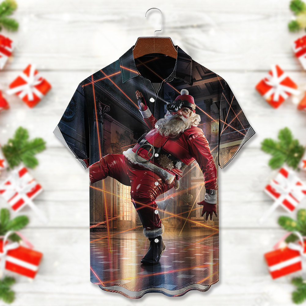 Funny Santa Short Sleeve Shirt