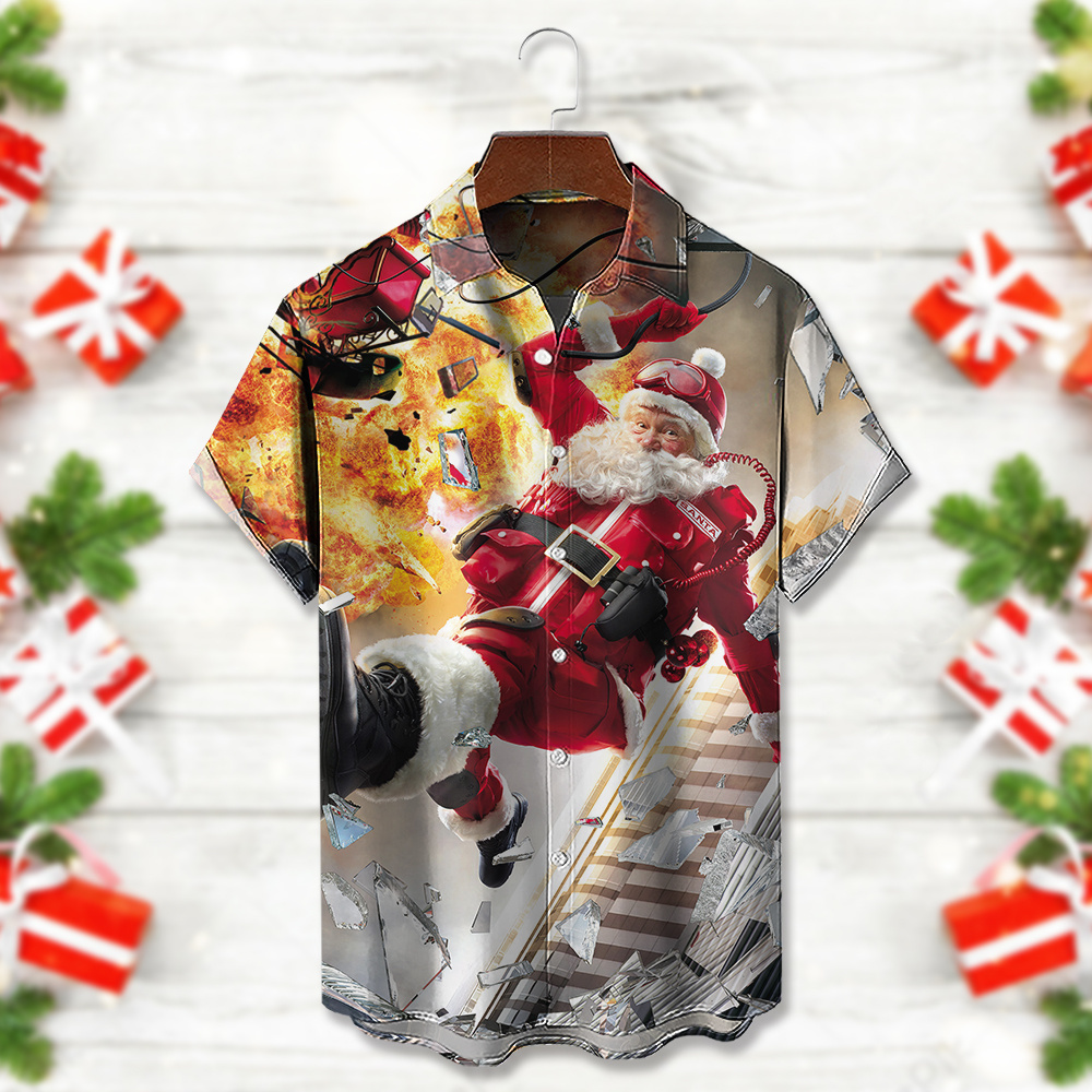 Funny Santa Short Sleeve Shirt