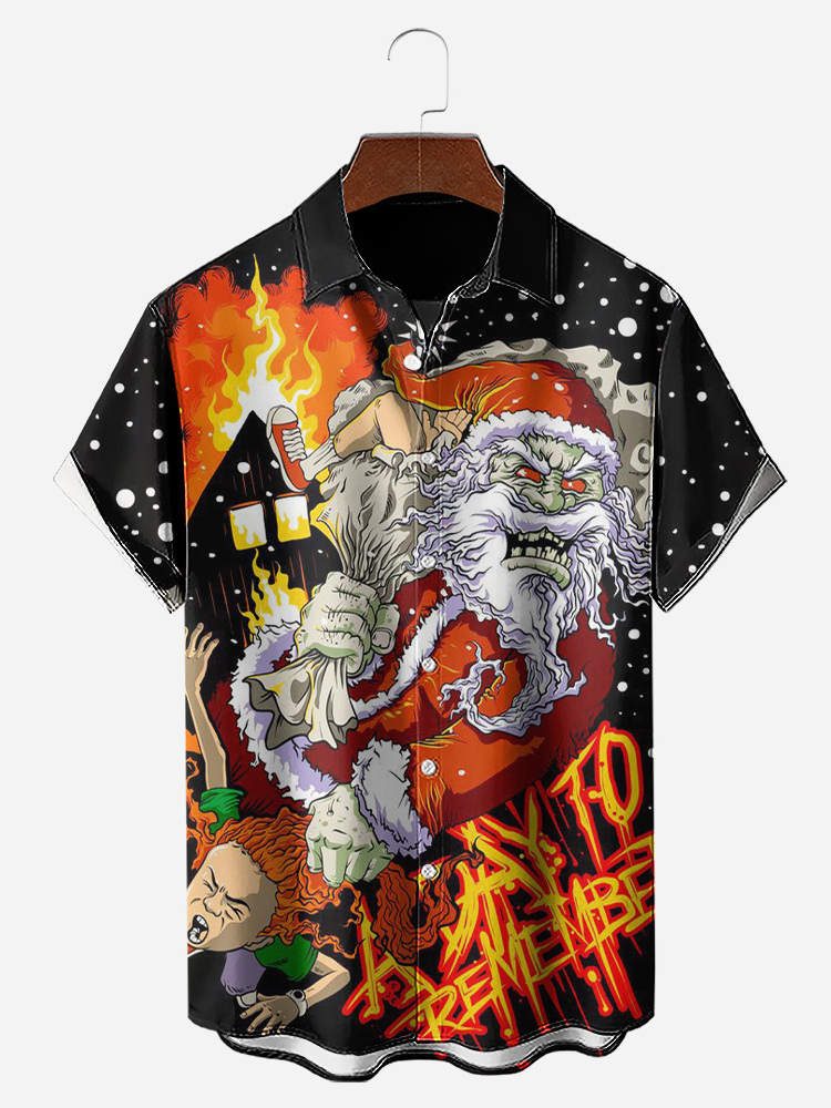 Stylish Christmas Printed Shirt
