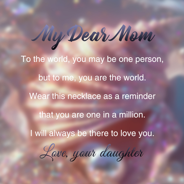 For Granddaughter - I AM SO PROUD OF YOU Freshwater Pearl Necklace