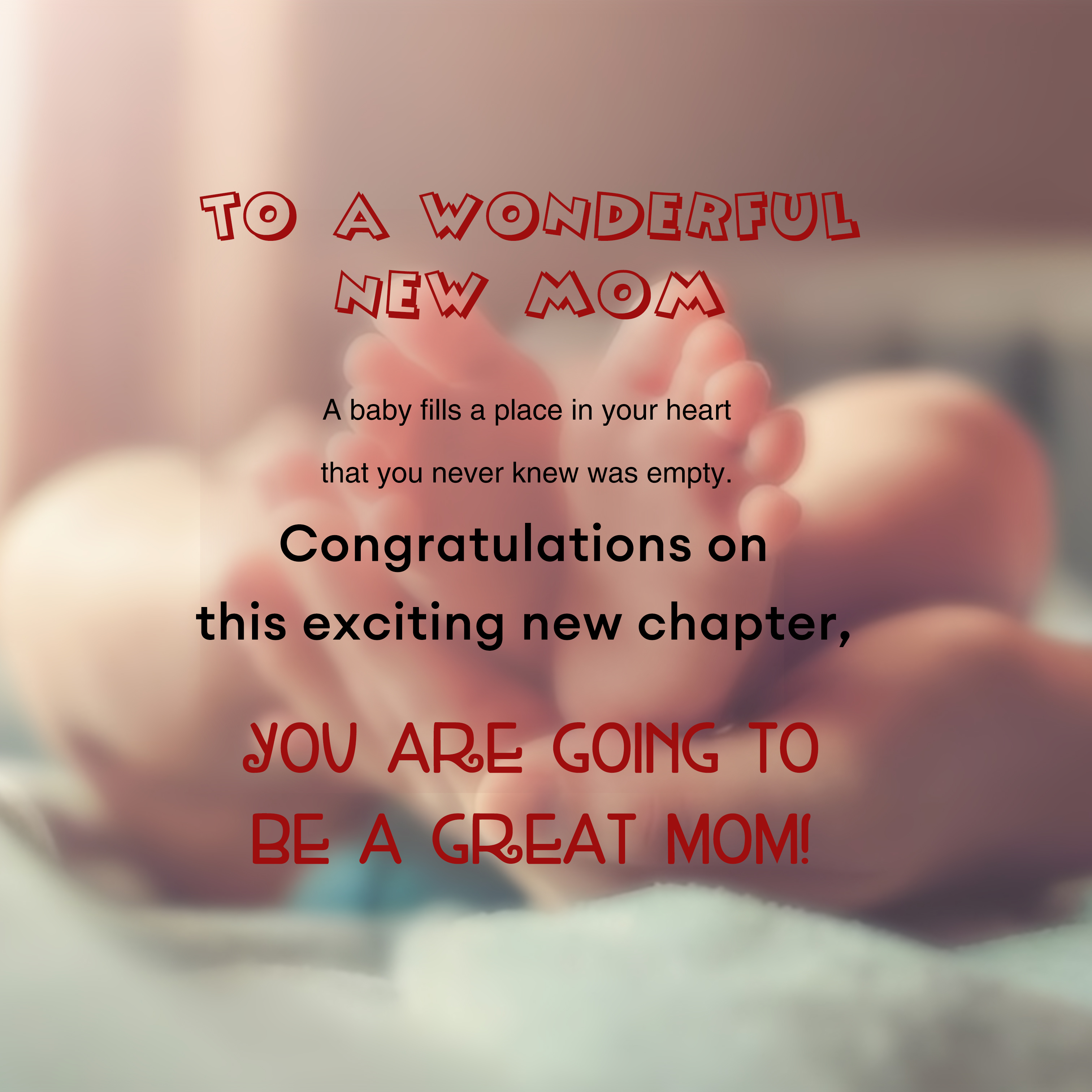 For New Mama - Lovely Feet Necklace