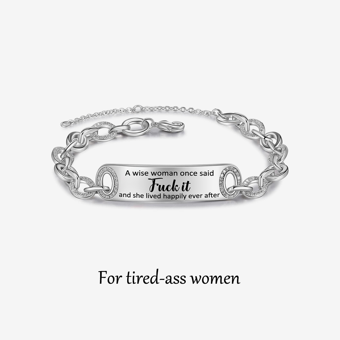 Fuck It Large Chain Bracelet