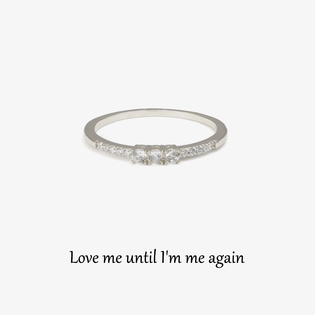 For Self - S925 Three Opals of Strength Ring