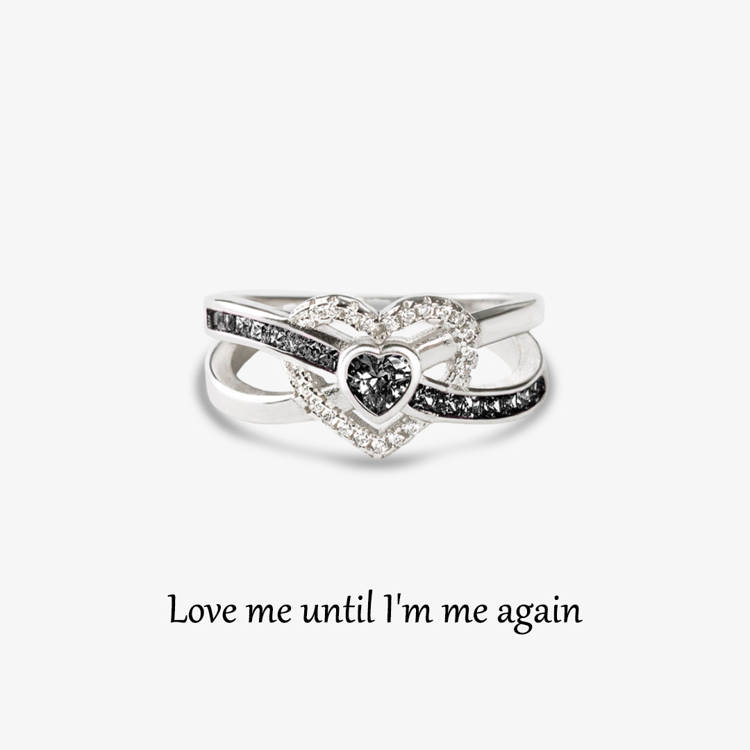 Self Love Infinity Heart Within Heart Ring